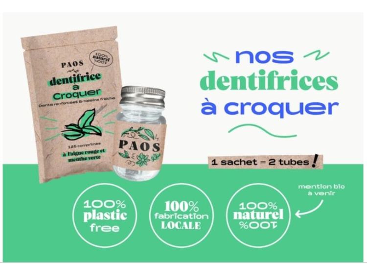 Dentifrice croquer